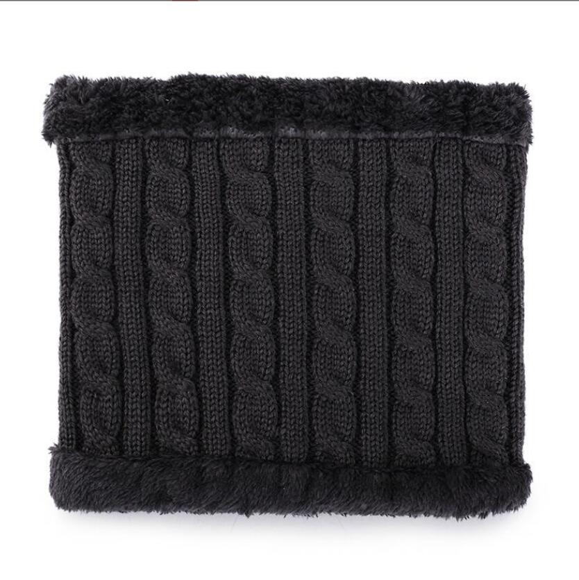 Männer Winter Warm Gestrickte Hals Schal Frauen Schal Männlich Verdickte Wolle Pelz Kragen Schals