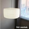Paper Lamp Sheepskin Shades White Drum Shape Lantern Lampshade Living Room Decor