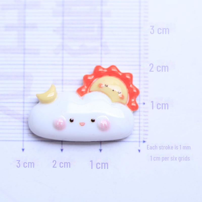 DIY Stickers: Clouds, Sun, Moon, Stars, Rainbow for Shoes, Phone Cases, Pencil Cases & More.