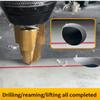 Hexagonal Handle Pipe Reaming Drill Bits Three Blade Plumbing Pipe Reamer  Holes Shaping