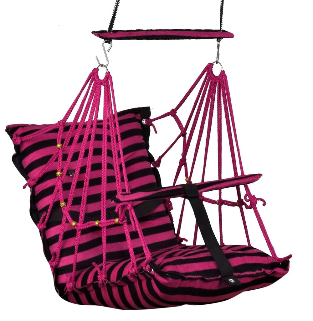 Bavlněná dětská houpačka pro děti Skládací a pratelná 1 až 5 let Dárek pro novorozeně Měkká houpačka s bezpečnostním pásem Snadno přenosná Bezpečnostní zámek