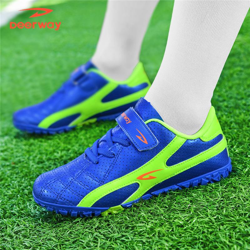 DEL Hui Kids Studded Football Shoes, Breathable for Boys & Girls Ages 6-12, Ideal for Competition & Training. 34 королевский синий