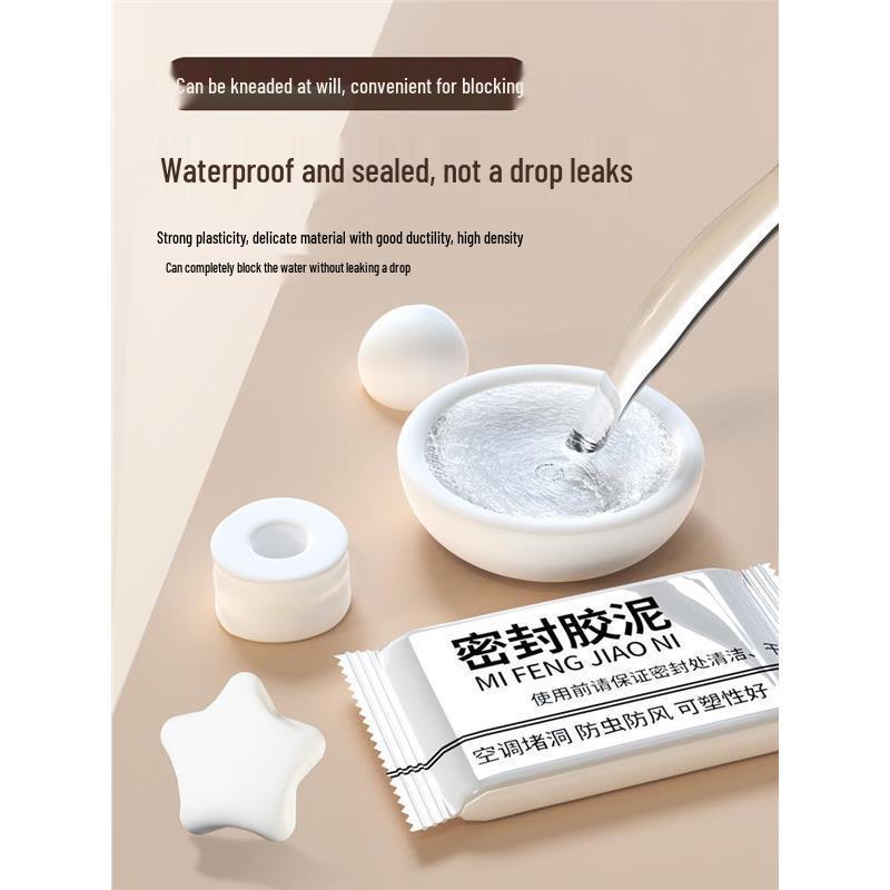 Wasserfester, geruchsresistenter Dichtspachtel zum Abdichten, Leckschutz und für schimmelresistente Abfluss- und Wasserrohre.