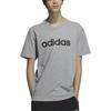 Adidas Round Neck Logo Letter Print Pullover Short Sleeve T-Shirt Men Tops Medium-Heather-Gray JI5073