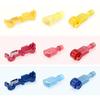 120Pcs T-Tap Connector Quick Electrical Cable Connector Snap Splice Lock Wire Terminal Waterproof Crimp Wire Terminal