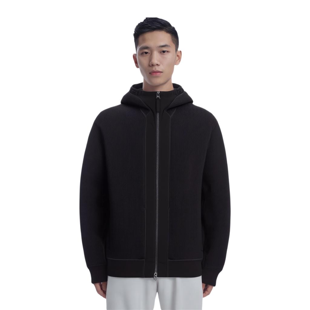 STONE ISLAND Double Zipper Hooded Long Sleeve Jacket Men Jackets L1S156100058S0044V0029