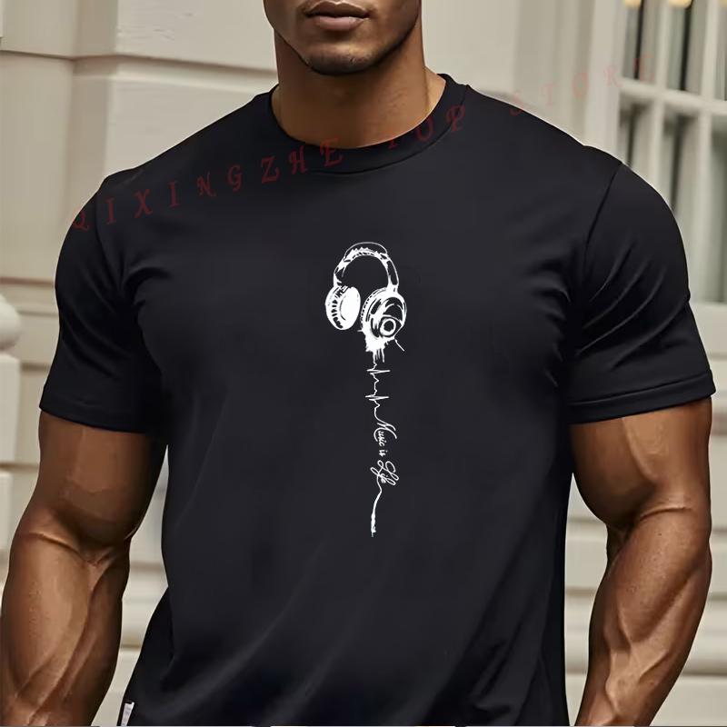 

MenS Summer Print ShortSleeve TShirt Top Funny Present For Mens Short Sleeve TShirts Oneck Top Tees 4XL