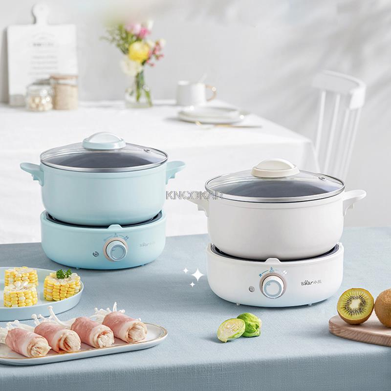 Electric cooker Multi-functional household split type student dormitory small electric hot pot integrated noodles frying pan