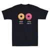 Before Make Up After Make Up Funny Donut Doughnut Meme Vintage Men's T-Shirt Tee Unisex T-Shirt