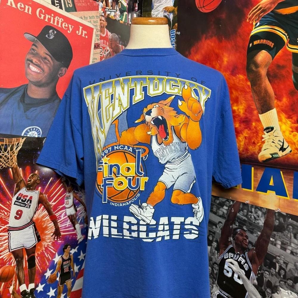 Remake Kentucky Wildcats Final Four Champions short sleeve royal shirt KV36025 Unisex T-Shirt S