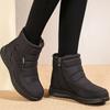 2025 Winter New Women's Boots Ankle Boots Lightweight, Fashionable, Warm Fur Waterproof Low Heel Snow Boots Large 43