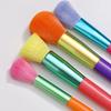15Pcs Rainbow Rainbow Makeup Brushes Professional Colourful Make Up Brush Set  Makeup Beginner