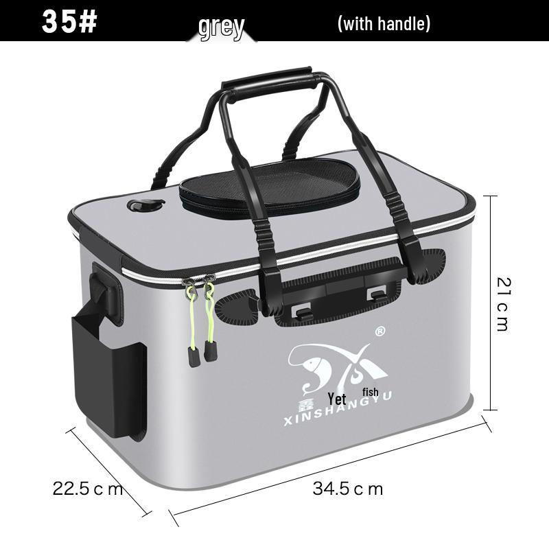 Foldable EVA Fish Keeper Bucket - Thickened Waterproof Fishing Gear