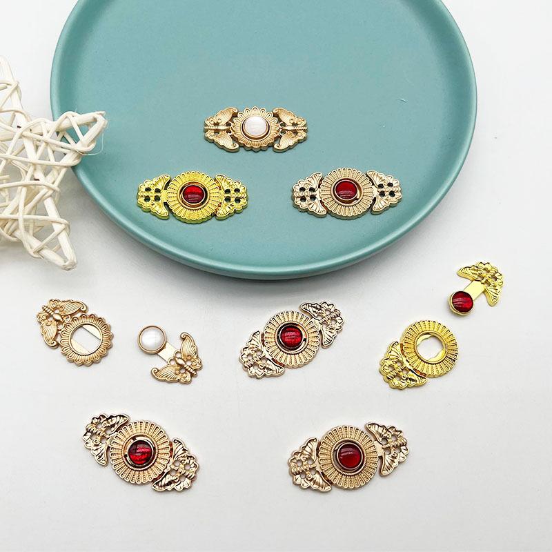 Button Chinese Style Clothes Buttons, All Kinds Of Large And Full Child Buckles, Collar Buckles, Hanfu Cheongsam Buckles