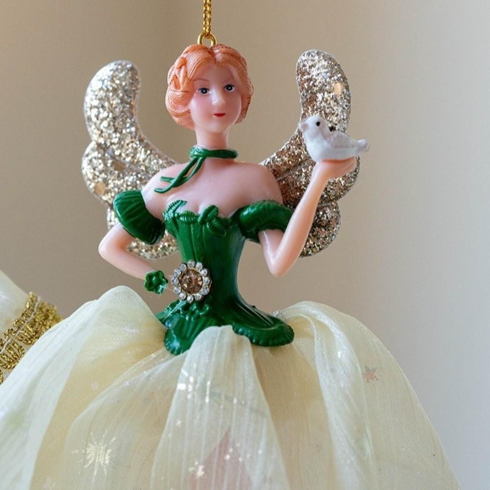 Süßer Weihnachts-Ballettmädchen-Anhänger Tüllrock Handgemachtes Ballettprinzessin Hängeornament Tanzthema Weihnachten Mädchen Dekorationen