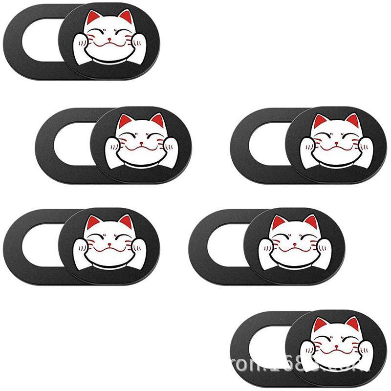 

Щит конфіденційності камери: Обкладинка проти виглядання, сумісна з камерами телефонів і планшетів, друкований візерунок L Lucky cat 6 pieces 9 yuan