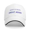 MEGA Make Europe Great Again Sonne Baseballkappe Sommer y2k Niedliche Hip Hop Hüte für Männer Erwachsene Outdoor Fitnessstudio Baseballkappen