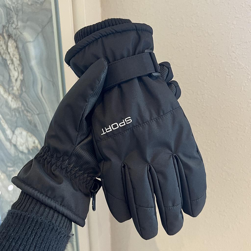Gloves for Men and Women with Touch Screen, Winter Outdoor Mountaineering and Cycling, Warm and Velvet Thickened, Windproof, Coldproof and Waterproof