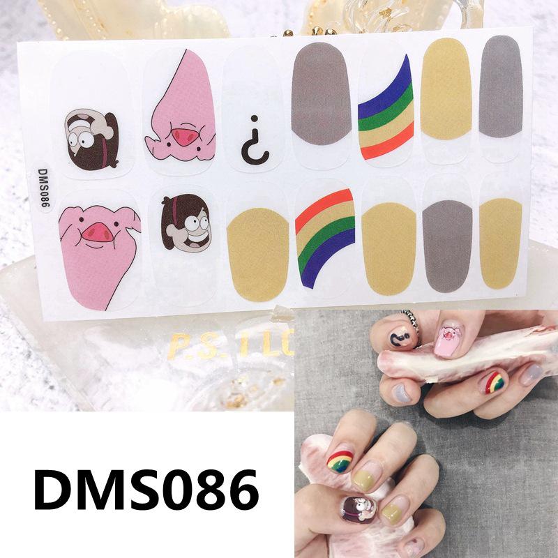 New Adorable Cartoon Expression Nail Stickers - Fun, Cute, No-Bake Design
