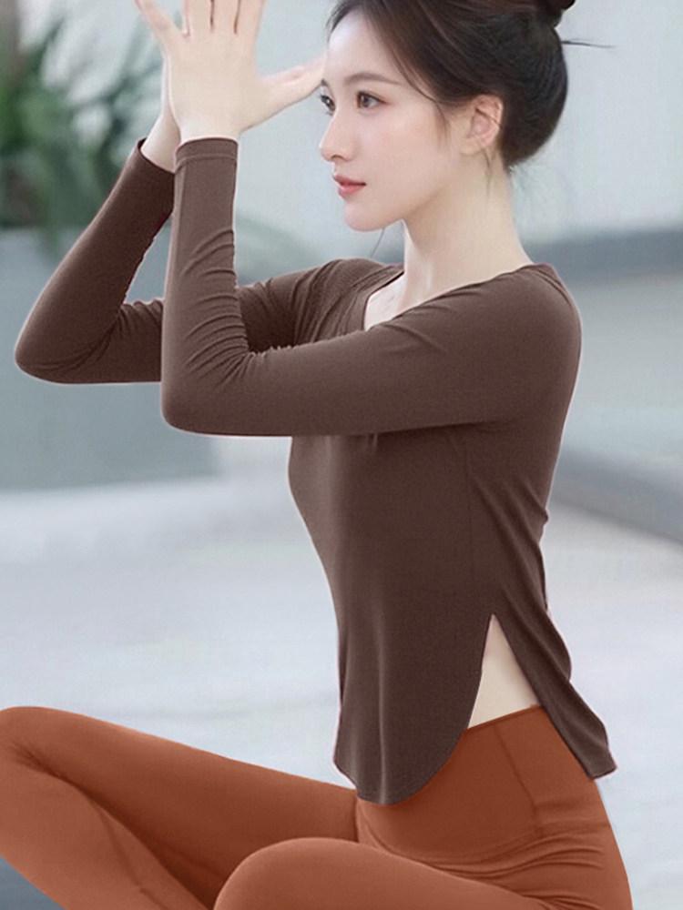 

Women s Loose Nude Feel Yoga Top & Ancola Red Pilates Set - 2025 Autumn/Winter Collection L (110-120 cm)