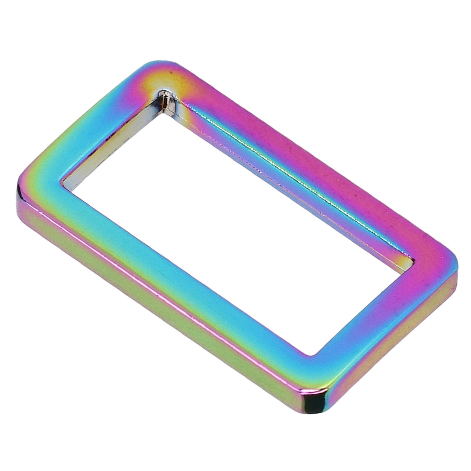 

10Pcs Ring Buckle Sturdy Durable Adjustable Hardware Metal Buckle for Making Belts Clothes Backpacks 25mm / 0.98in