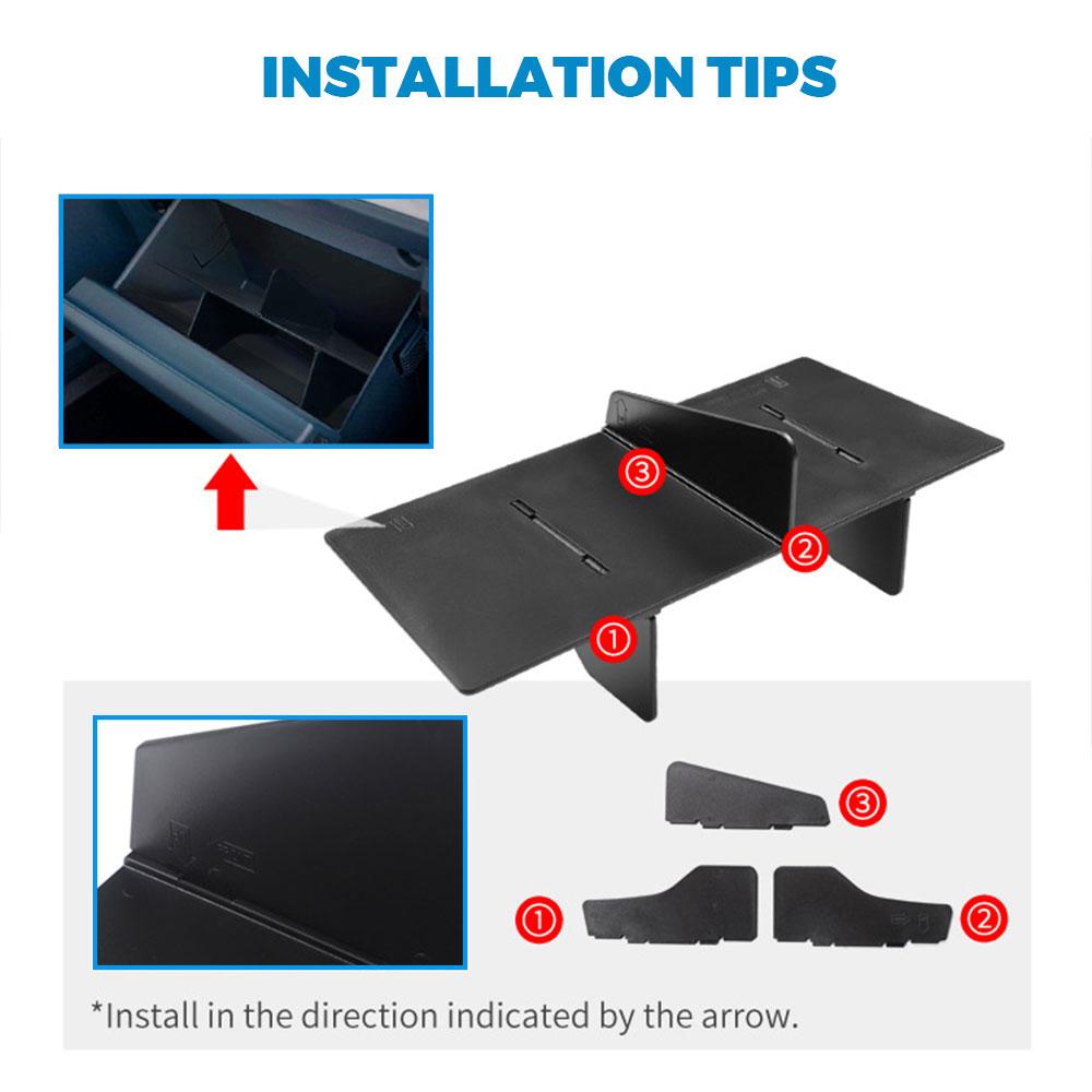 For Ford Maverick 2025 2025 Glove Box Organizer Plate Center Console Organizer Storage Tray Compartment Car Interior Accessories
