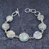 Mother Of Pearl Gemstone 925 Sterling Silver Bracelet 7-8"