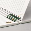 Ergonomic Loose-Leaf Notebook with Removable Coils for Students - Thickened Design
