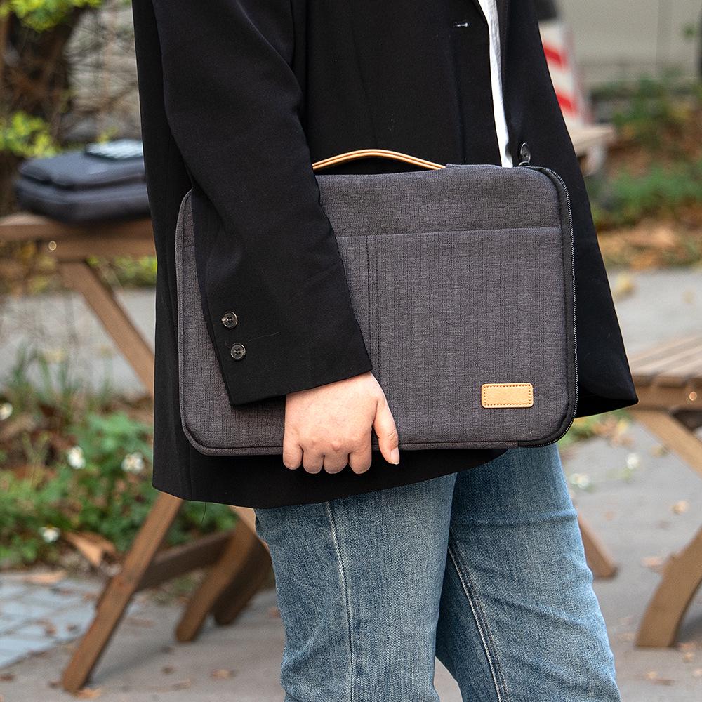 Waterproof Multi-Functional Minimalist Laptop & Tablet Tote Bag, Fits 16/13.6 Inch Devices.