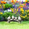 Small Bird Figurines Small Birds Statues Novelty Standing On Branch Home Accent For Dining Table Bedroom Living Room Cabinet