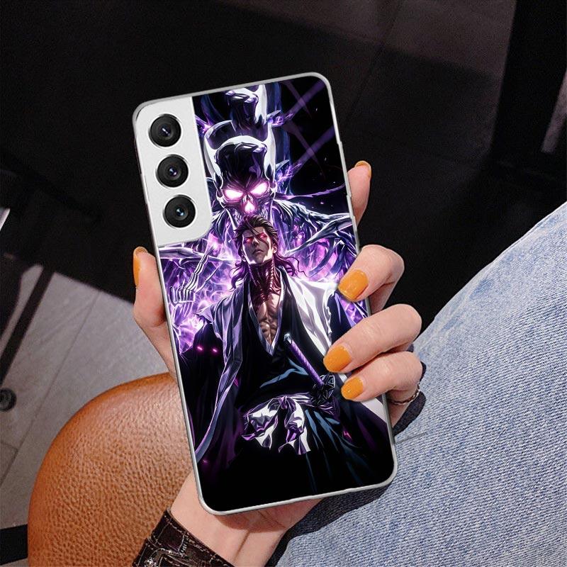 Aizen Sousuke Bleach Phnoe Case for Samsung Galaxy S26 S25 Edge S23 S24 Ultra S22 Plus S21 S20 FE Unique Cover Soft Coque Galaxy