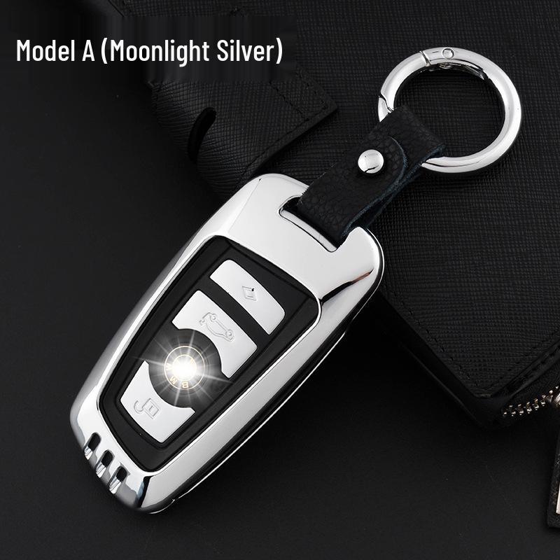 Key Fob Cover for BMW 5 Series 525li, 2 Series, 3 Series 320li, 7 Series, X3 X4 - Compatible with Modifications