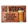 Vintage Beer Cheers Metal Tin Signs Wall Decor Pub Bar Man Cave Club Restaurant Kitchen Crafts Plate Room Decoration