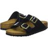 Birkenstock Arizona Twin Buckle Magic Snake Women's Birko-Flor Black, US9/EU40