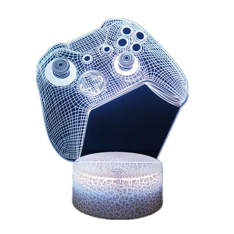3D LED Night Light Game Controller & Headphone Series, USB Ambient Lamp, Gift Light