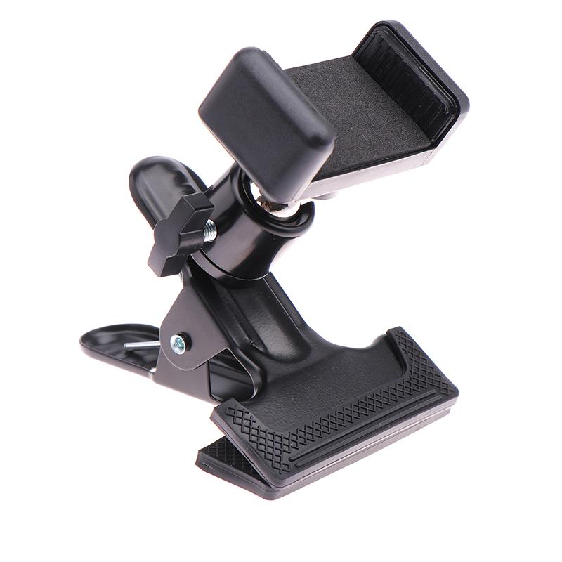 Support de téléphone portable à pince pour tête de guitare Support de diffusion en direct pour téléphones portables Support de téléphone portable pour tête de guitare