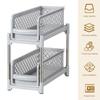 Pantry Organization Rack Kitchen Under-sink Organizer Double-layer Under-sink Organizer Rack with for Easy for Efficient