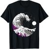 Asexual Pride LGBTQ+ Ace Flag Japanese Great Wave T-Shirt