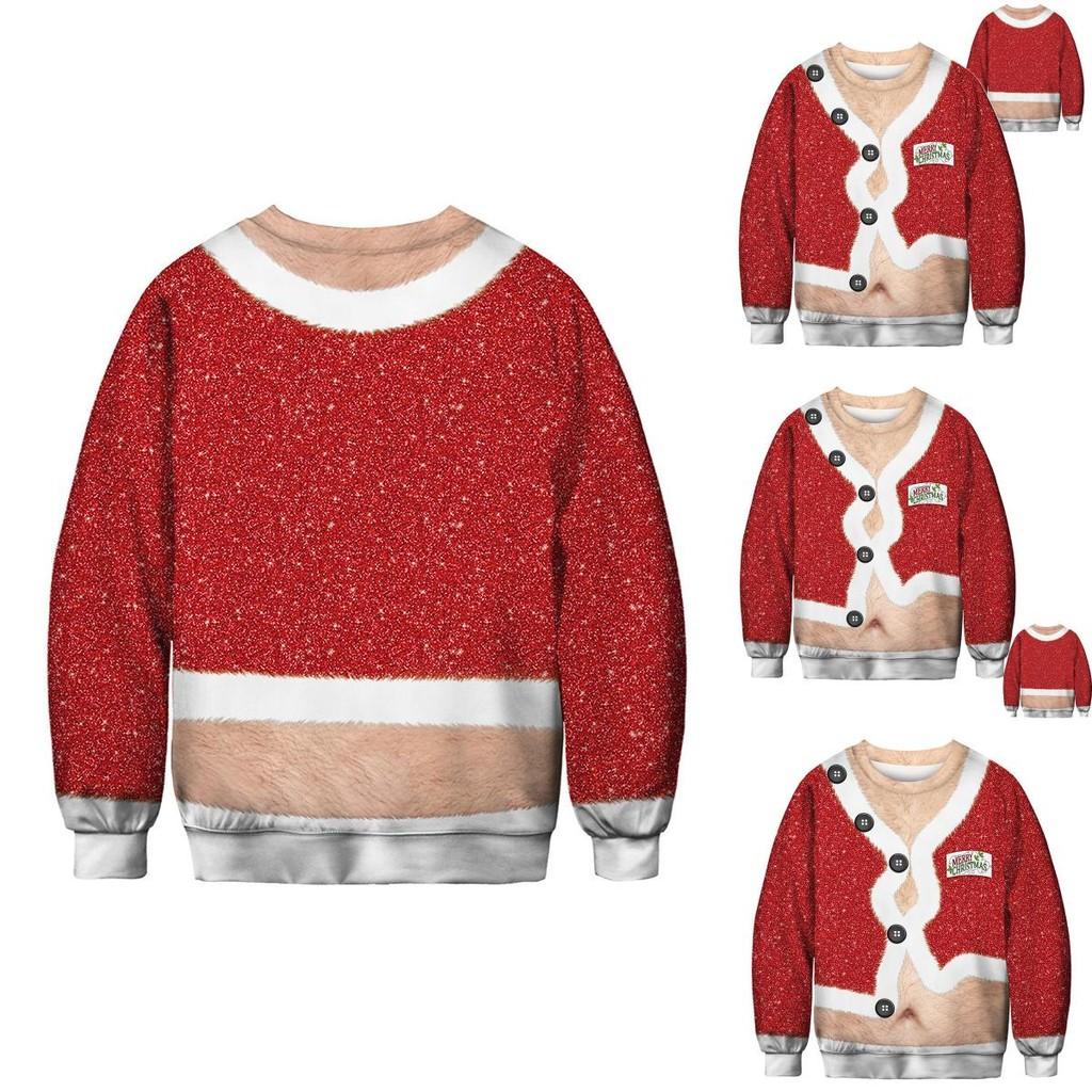 And Soft Mens Womens Ugly Christmas Sweater With Long Sleeves Pullover Design**