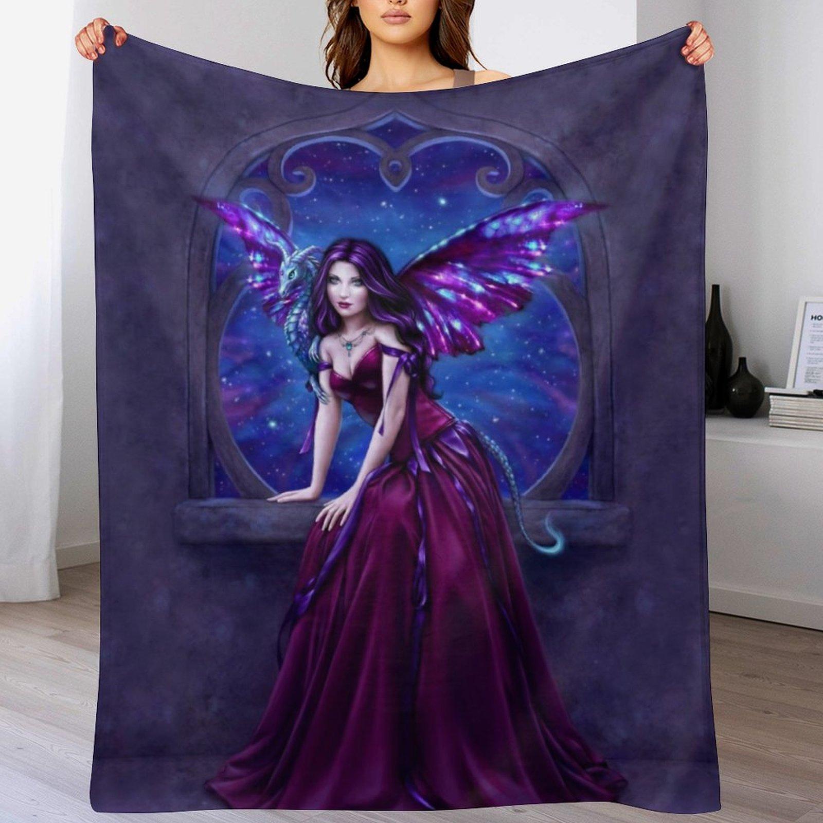 

Andromeda Dragon Throw Blanket Cozy Throw Blanket for Bed Sofa Chair 102x76cm(40x30in)