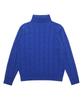 SOLEW Turtle Cable Sweater_Blue