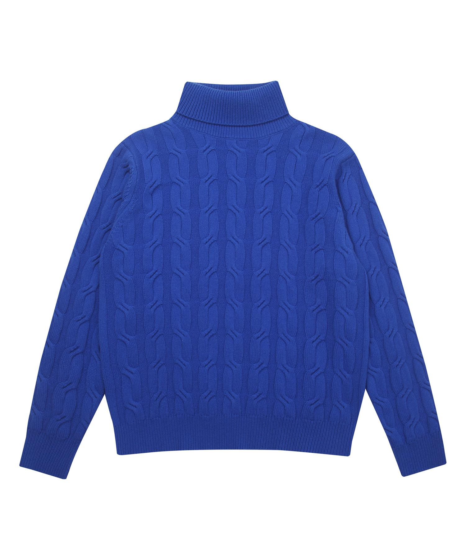 Soru Turtle Cable Sweater_Blue L
