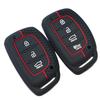3/4 Buttons Silicone Car Remote Key Case Cover for Hyundai Creta Ix35 Ix45 I10 I30 I40 Tucson Santa Fe Rena Sonata Elantra