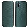 For Samsung Galaxy F06 5G/M06 5G Case Carbon Fiber Texture Drop-Proof PU Leather Phone Cover