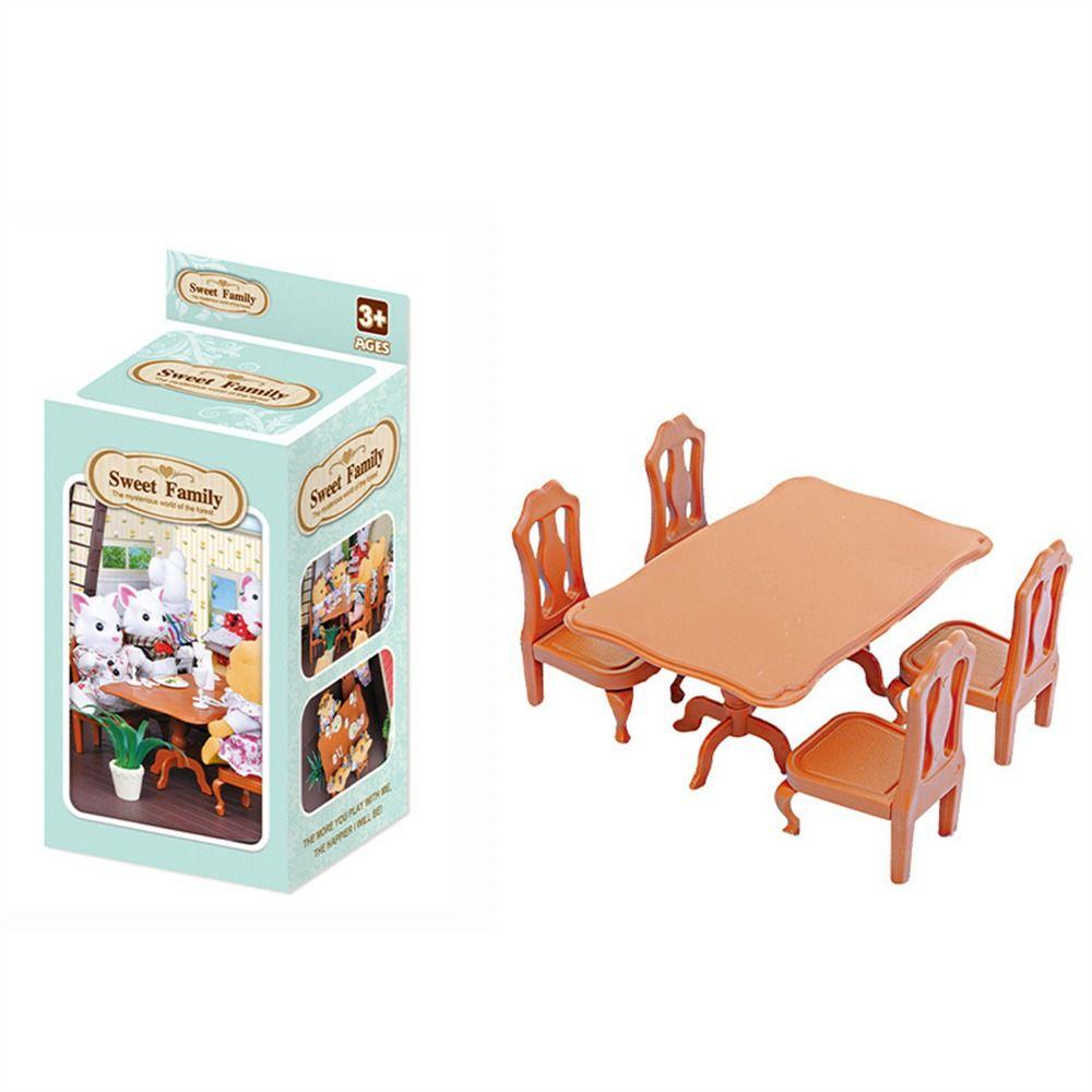 For Children Bathroom Dollhouse Furniture Kitchen Cooking Toy Pretend Play Toy Miniature Furniture