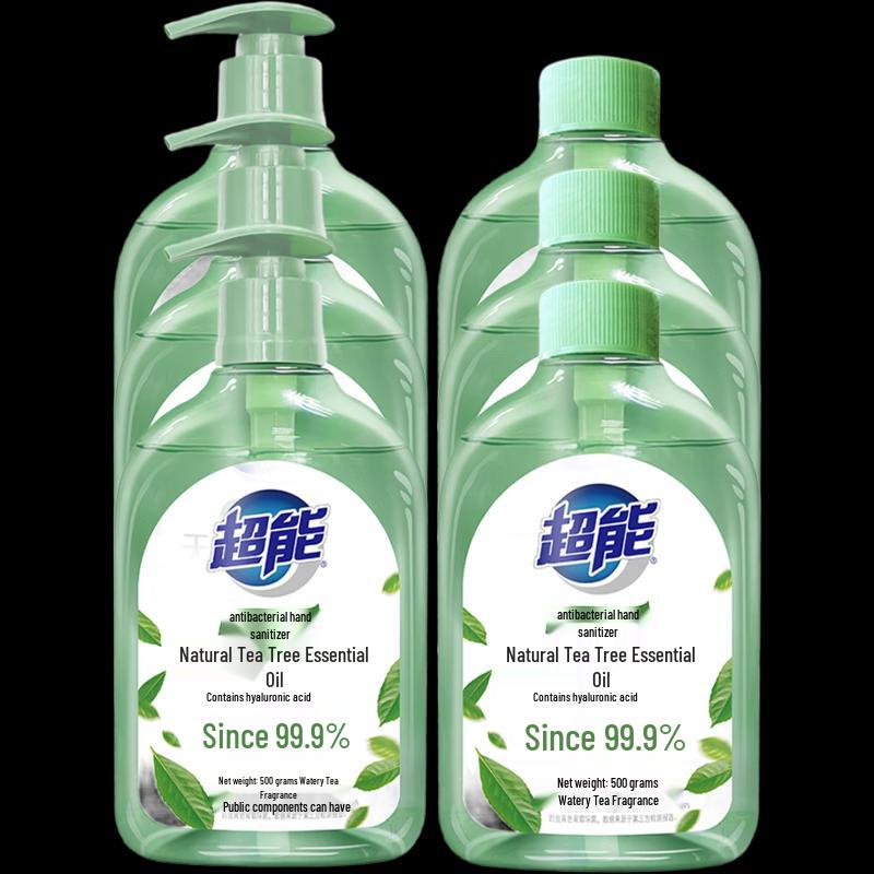 Chao Neng Tea Tree Antibacterial Hand Wash - 6 x 500ml Set