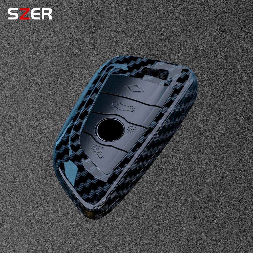 

ABS Carbon Fiber Car Key Case Cover For BMW F30 F31 F32 F34 F20 F21 F07 F10 1 3 5 7 Series X1 X3 G01 X4 G02 X5 F15 F16 M3 M4 Etc