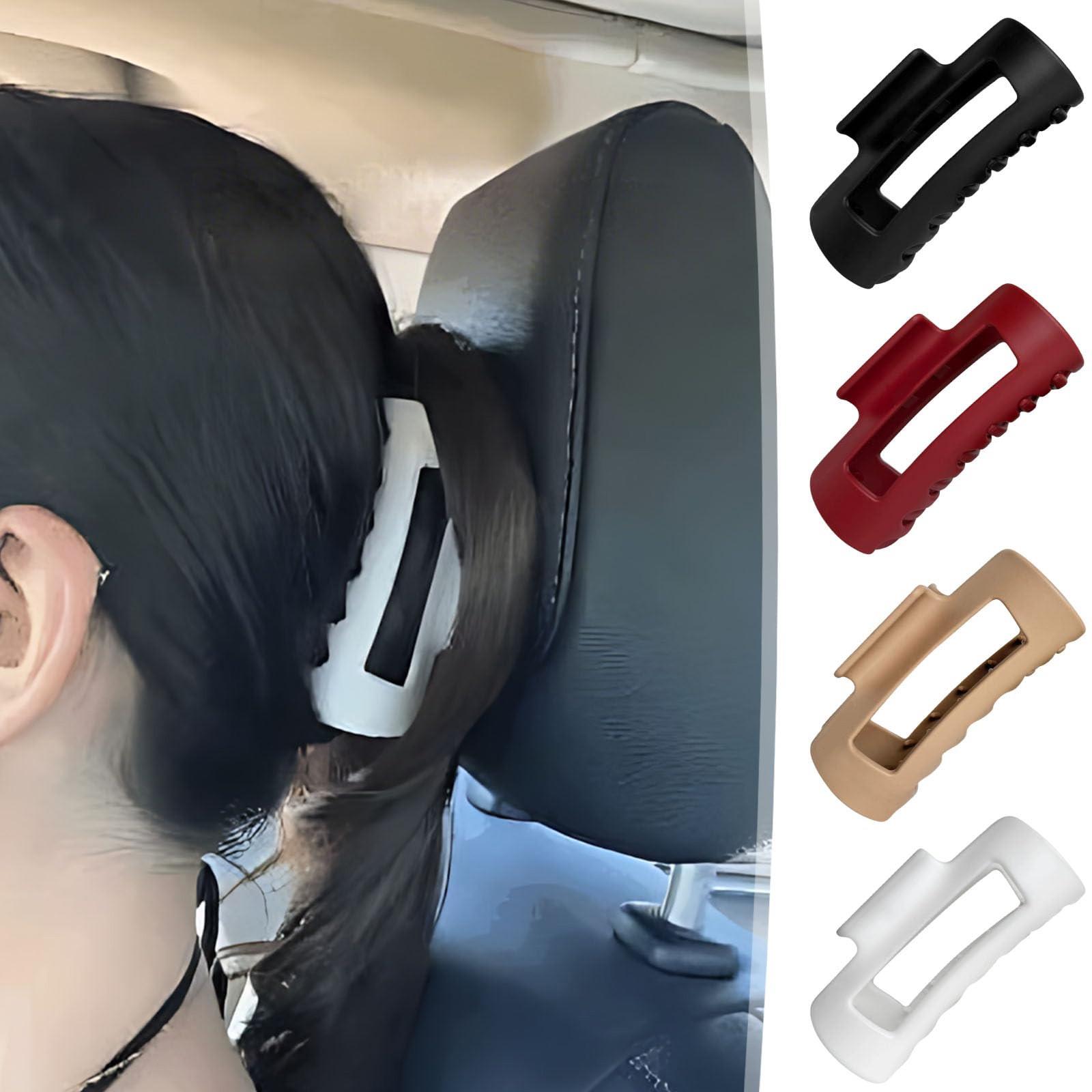 

Мягкая заколка для волос для женщин – Заколка с нежным захватом, Нескользящая, Безопасная для кожи головы и удобная, Легкая большая заколка для густых или тонких волос One Size