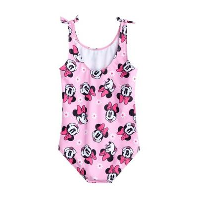 Girls Minnie Mouse One Piece Swimsuit