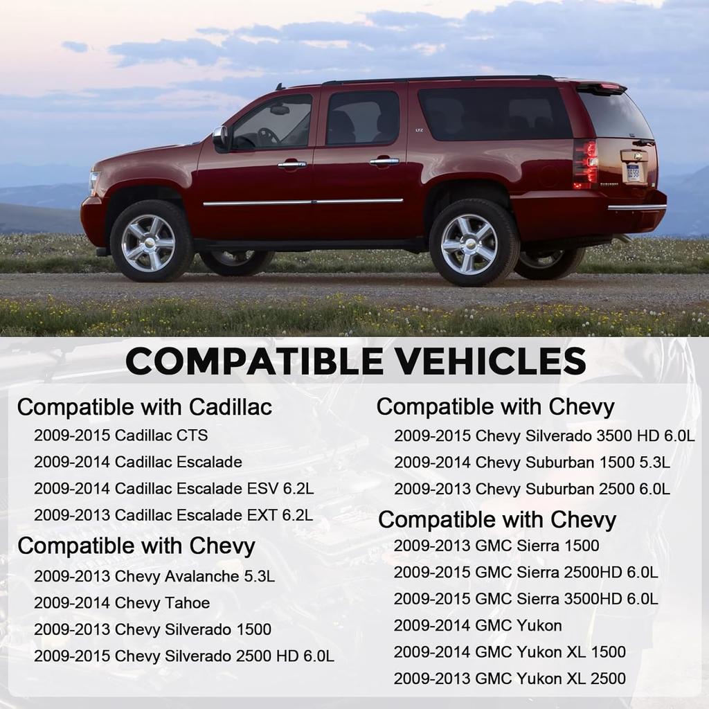 Mass Air Flow Sensor MAF Sensor Compatible With Cadillac CTS Escalade Chevy Avalanche Silverado Suburban Tahoe GMC Sierra Yukon XL 1500 2500 Replaces